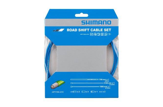 Shimano Shimano Schaltzugset Road Optislik blau Blister