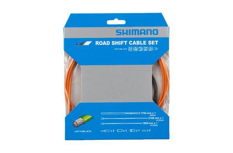 Shimano Shimano Schaltzugset Road Optislik orange Blister