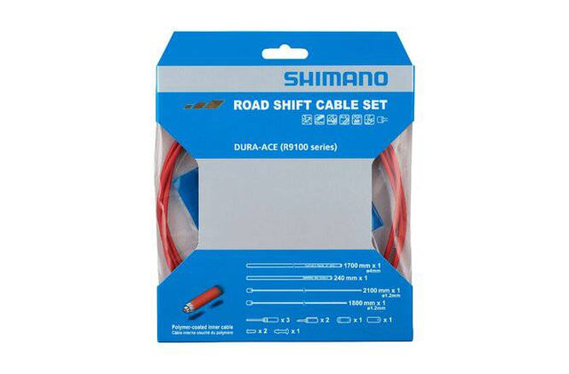 Shimano Shimano Schaltzugset RS900 Polymer rot Blister