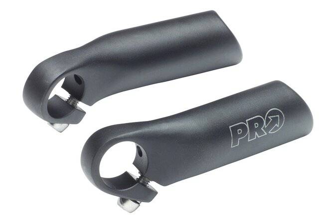 PRO PRO MTB Trekking Lenkerhorn Alu anatomisch Aluminium 80mm schwarz