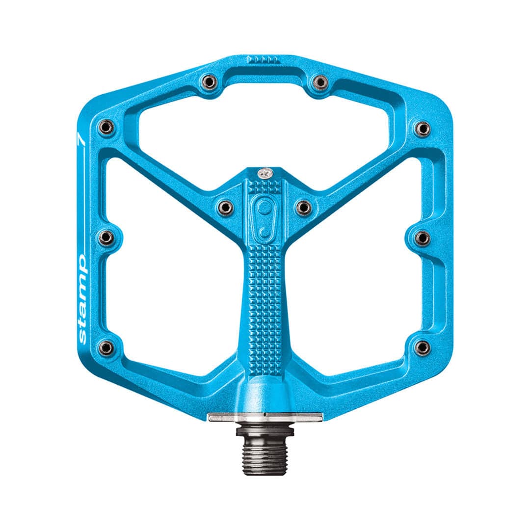 Crankbrothers Crankbrothers-Pedal Stamp 7 large electric blue