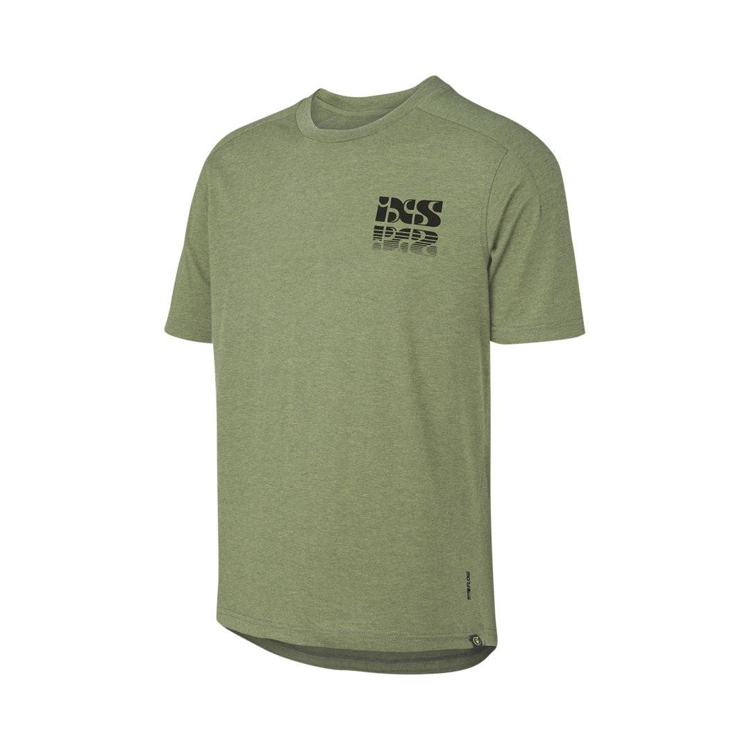 iXS iXS-FlowTech Kids Tee (mirror) olive  (Kinder L)