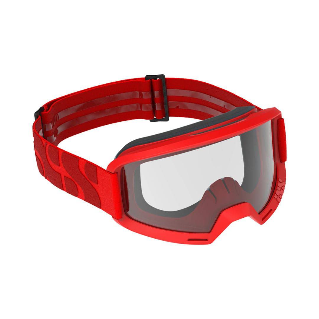 iXSiXS-Goggle Hack Clear racing red OS