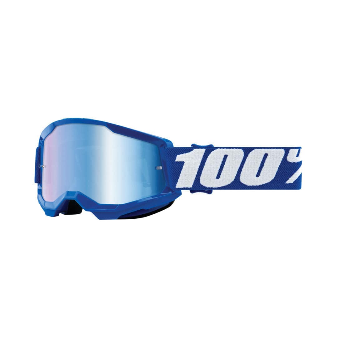 100percent 100percent-Goggles Strata 2 Jr. Blue -Mirror Blue