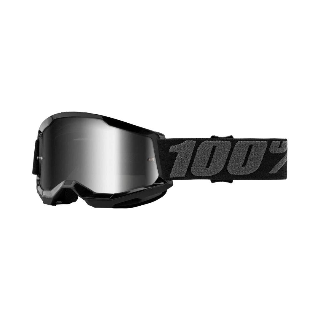 100percent 100percent-Goggles Strata 2 Jr. Black -Mirror Silver