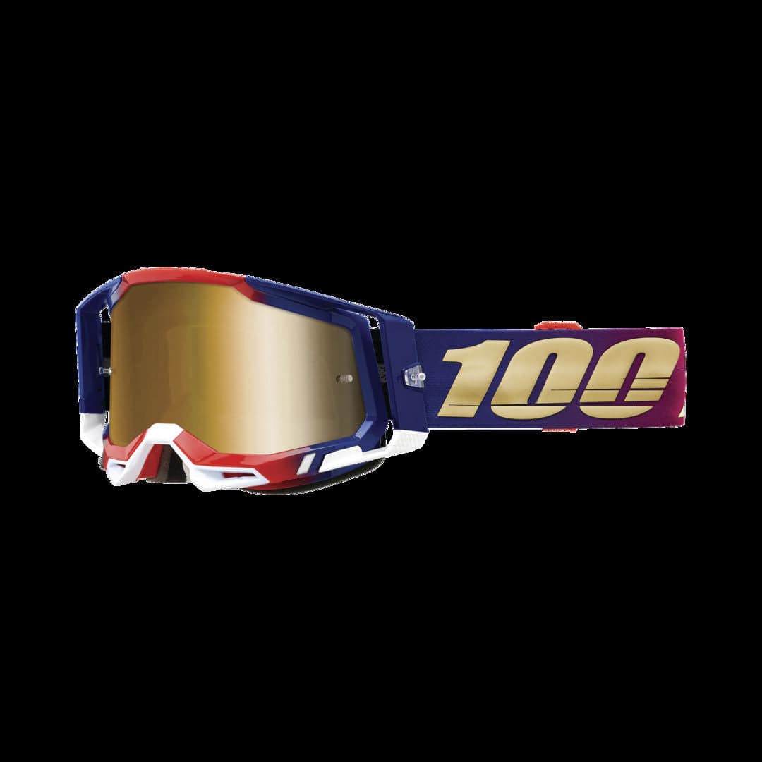 100percent100percent-Racecraft 2 Goggle United - True Gold Mirror