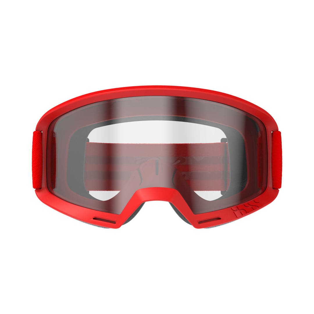 iXSiXS-Goggle Hack Clear racing red OS