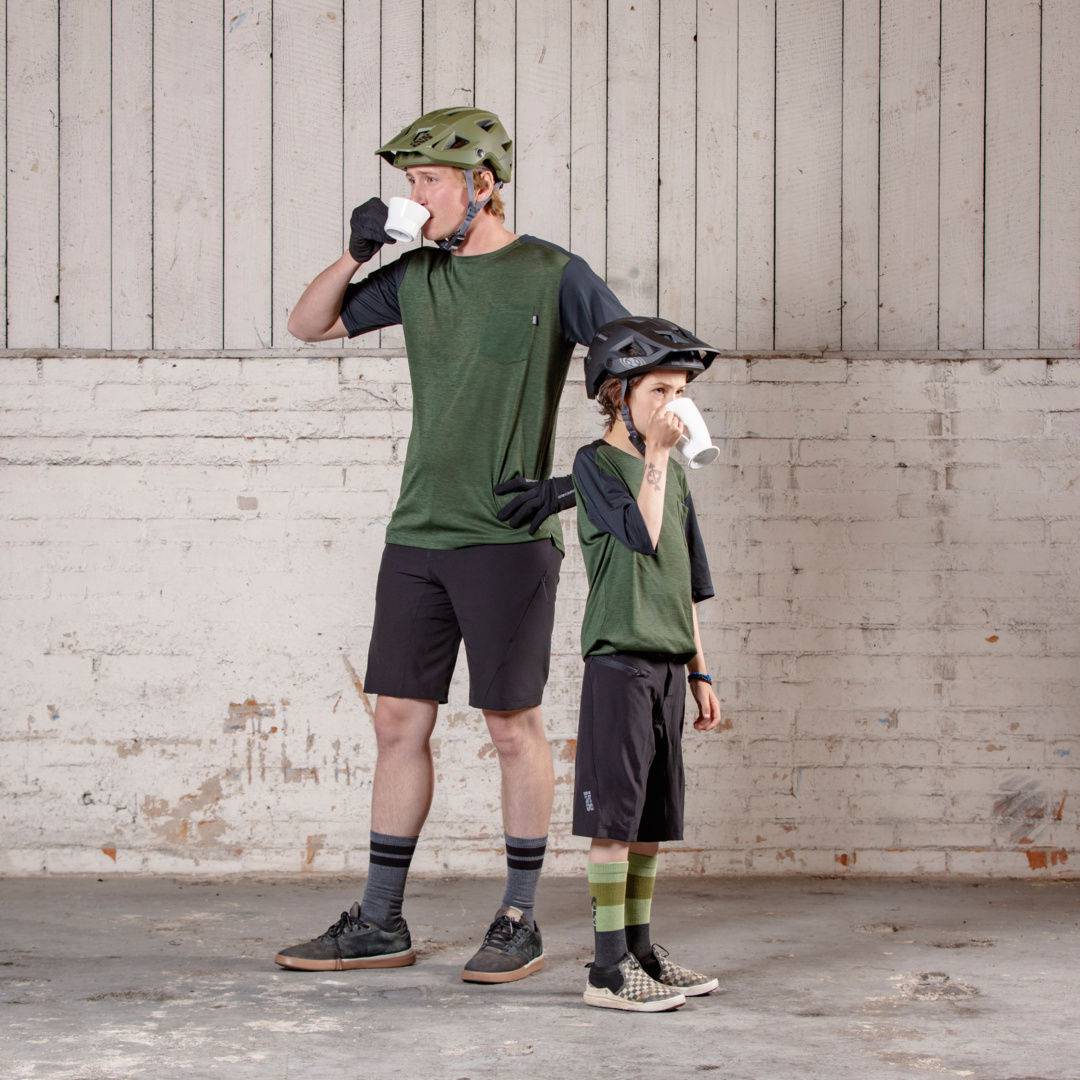 iXS iXS-Flow X Kids Jersey olive  (Kinder L)