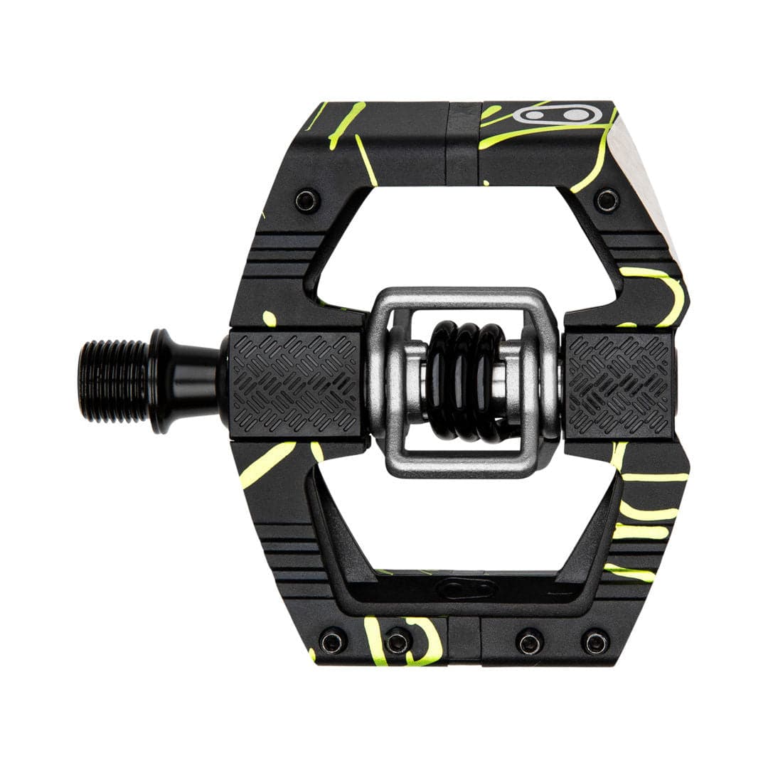 Crankbrothers Crankbrothers-Pedal Mallet E LS Splatter lime grün