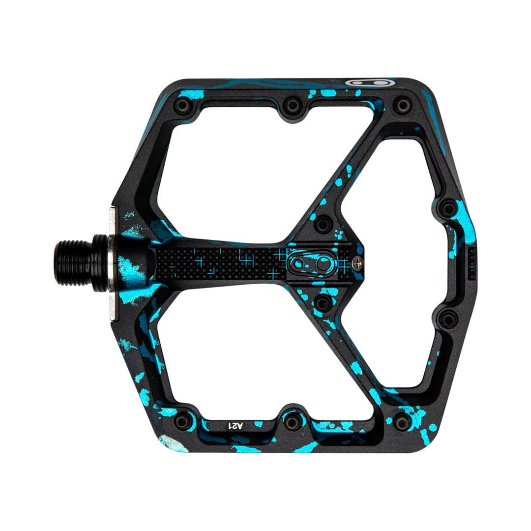 Crankbrothers Crankbrothers-Pedal Stamp 7 large Splatter blau