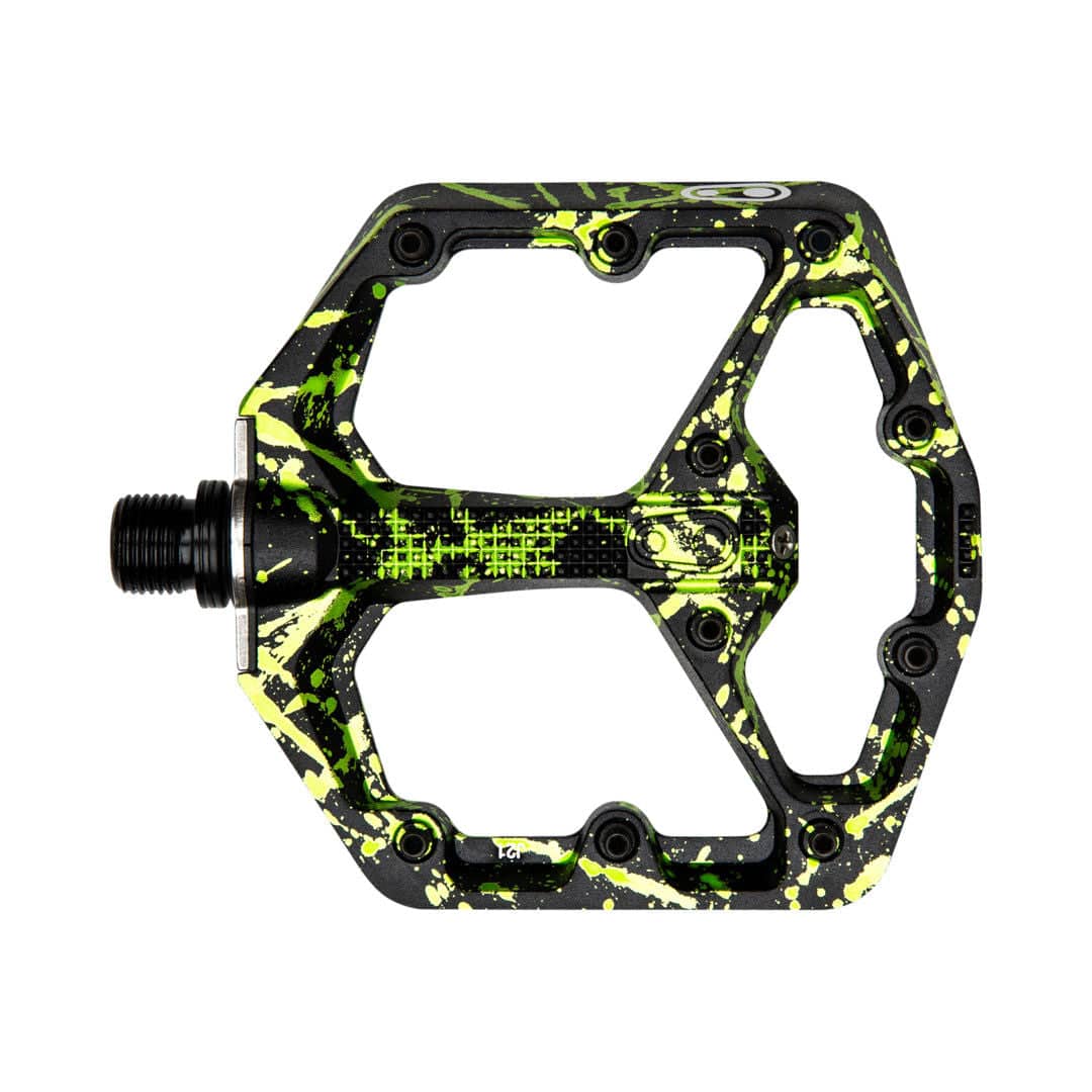 Crankbrothers Crankbrothers-Pedal Stamp 7 small Splatter lime grün