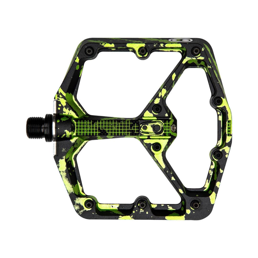 Crankbrothers Crankbrothers-Pedal Stamp 7 large Splatter lime grün