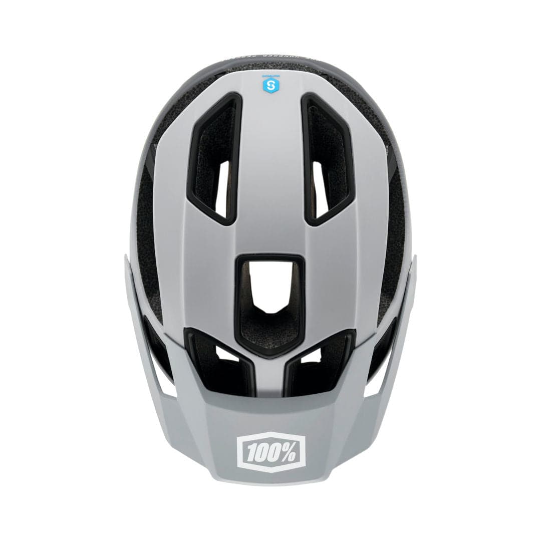 100percent 100percent-Helm Altec grau fade