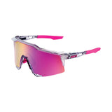 100percent 100percent-Brille Speedcraft -Polished Translucent Grey -Purple Multila