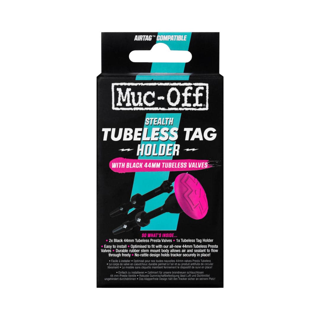 Muc-OffMuc-Off-Tubeless Secure Tag Holder + Valve Kit 44mm black