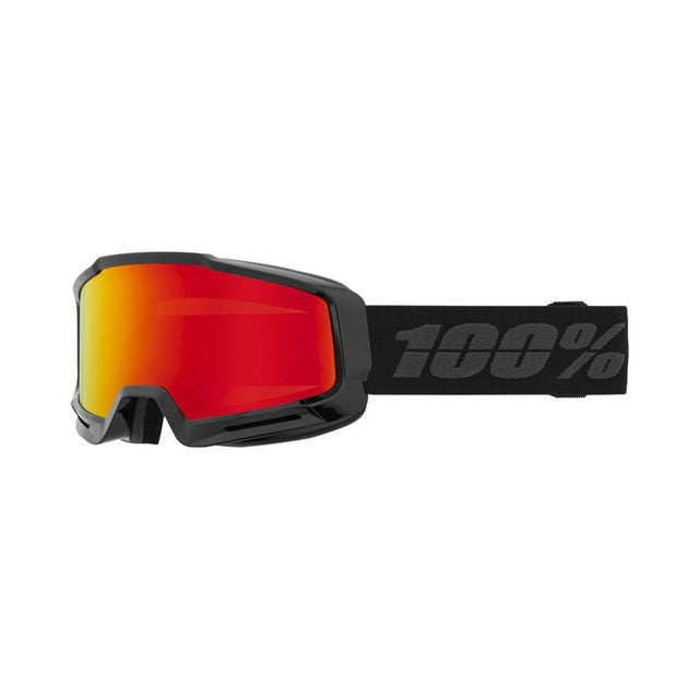 100percent100percent-Okan Hiper Goggle Black/Red - Mirror Red Lens