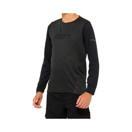 100percent 100percent-Jersey Ridecamp Youth LS schwarz-charcoal