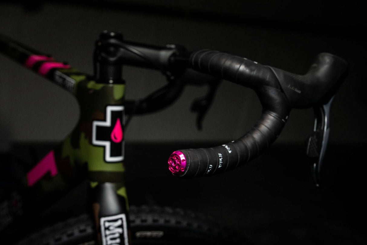 Muc-Off Muc-Off-Disco Bar End Plugs pink