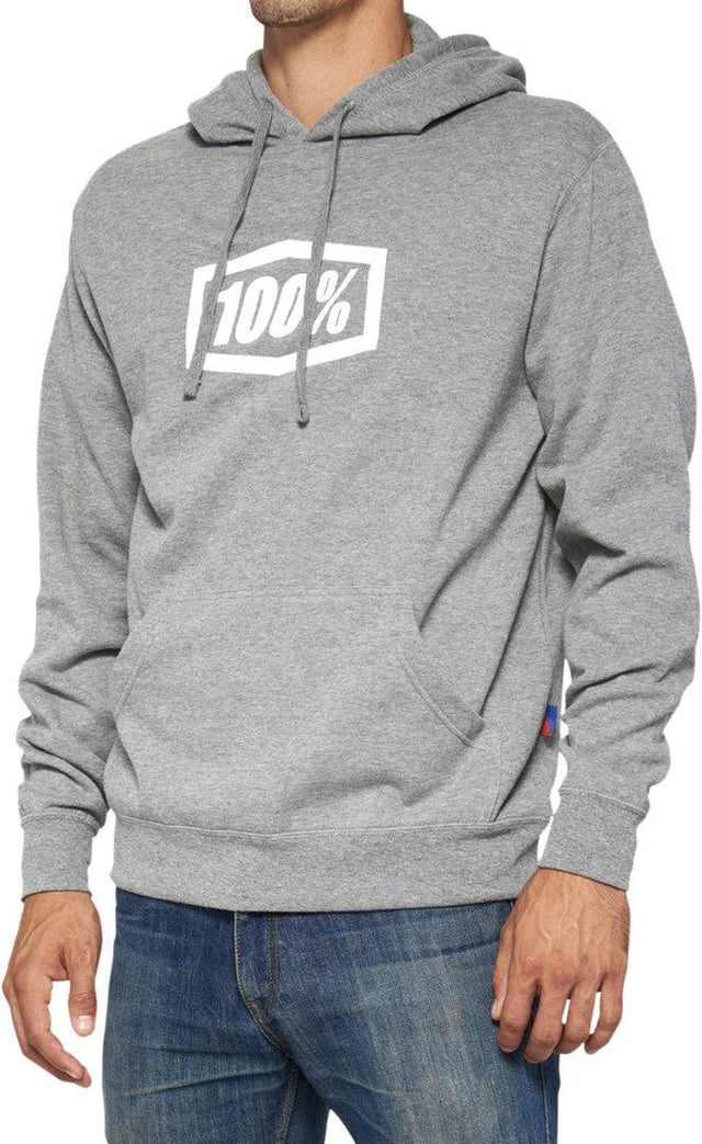 100percent 100percent-Hoodie Icon heather grey