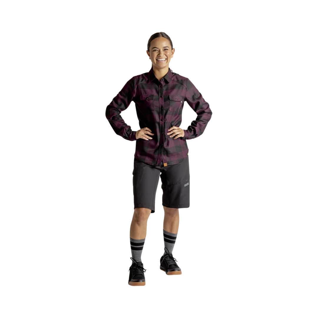 iXSiXS-Women's Carve Digger Shirt raisin-schwarz