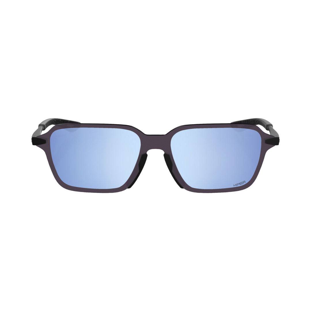 100percent 100percent-Legere Trap Brille Soft Tact Black - Hiper Blue Multila