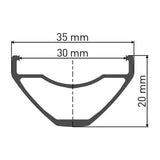 DT Swiss DT Swiss-M 1900 SPLINE Laufrad 27.5" CL 30 148/12 XD