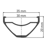 DT Swiss DT Swiss-M 1900 SPLINE Laufrad 27.5" CL 30 110/15