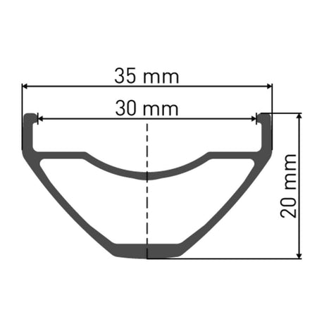 DT Swiss DT Swiss-M 1900 SPLINE Laufrad 27.5" CL 30 110/15