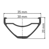 DT Swiss DT Swiss-E 1900 SPLINE Laufrad 29" CL 30 148/12 MS