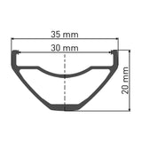 DT Swiss DT Swiss-E 1900 SPLINE Laufrad 29" CL 30 110/15