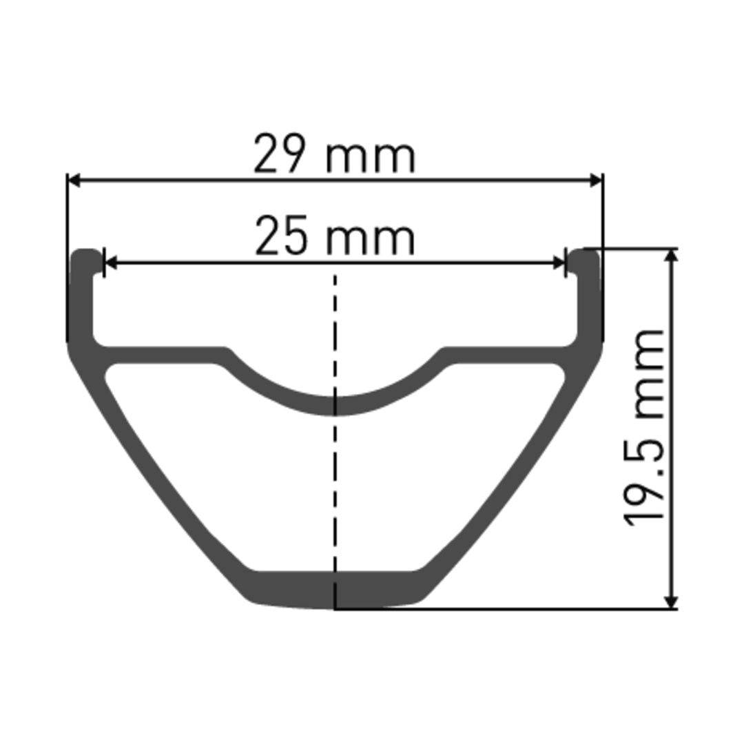 DT Swiss DT Swiss-X 1900 SPLINE Laufrad 29" CL 25 148/12 MS