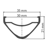 DT SwissDT Swiss-HX 1700 SPLINE Laufrad 29" IS 30 148/12 MS
