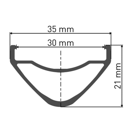 DT Swiss DT Swiss-HX 1700 SPLINE Laufrad 27.5" IS 30 148/12 MS