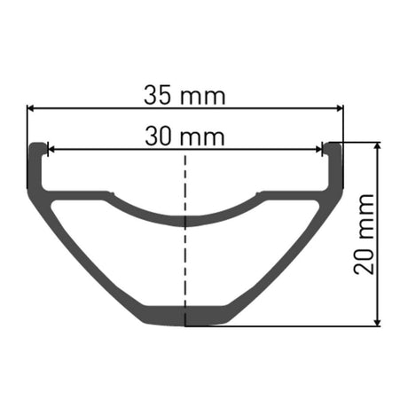 DT Swiss DT Swiss-H 1900 SPLINE Laufrad 27.5" IS 30 110/15