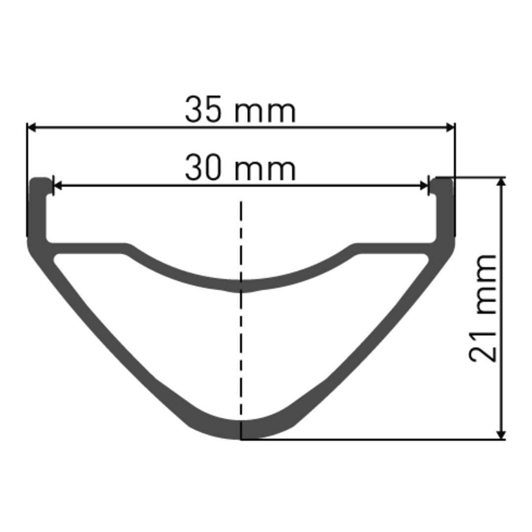 DT Swiss DT Swiss-HX 1700 SPLINE LS Laufrad 29" CL 30 148/12 XD