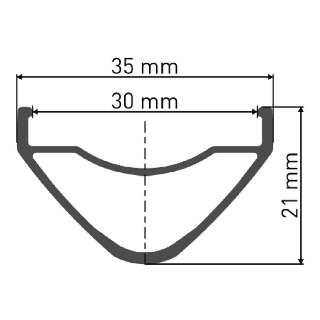 DT Swiss DT Swiss-HX 1700 SPLINE LS Laufrad 29" CL 30 148/12 MS