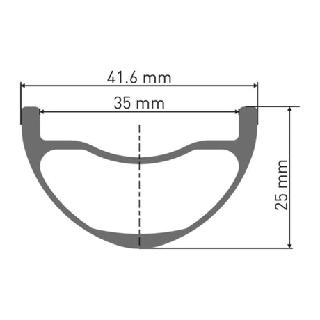 DT Swiss DT Swiss-HXC 1501 SPLINE Laufrad 27.5" IS 35 148/12 MS