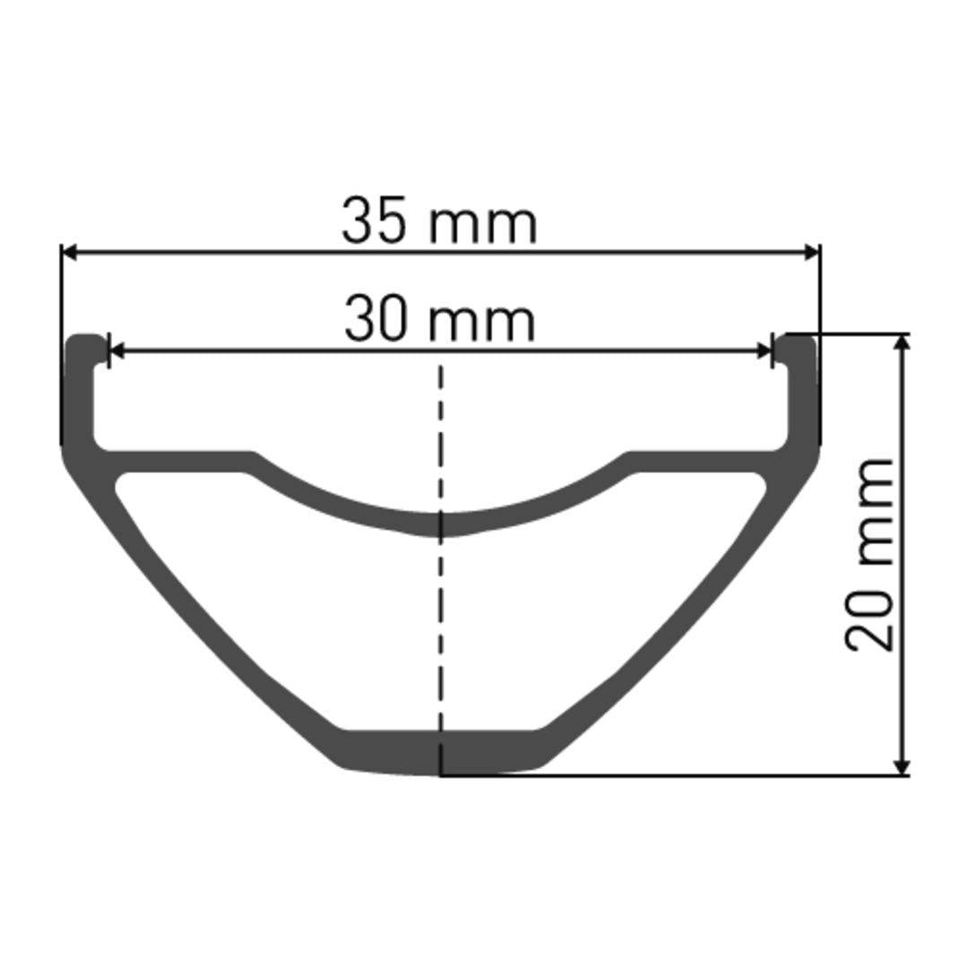 DT Swiss DT Swiss-M 1900 SPLINE Laufrad 29" CL 30 100/15