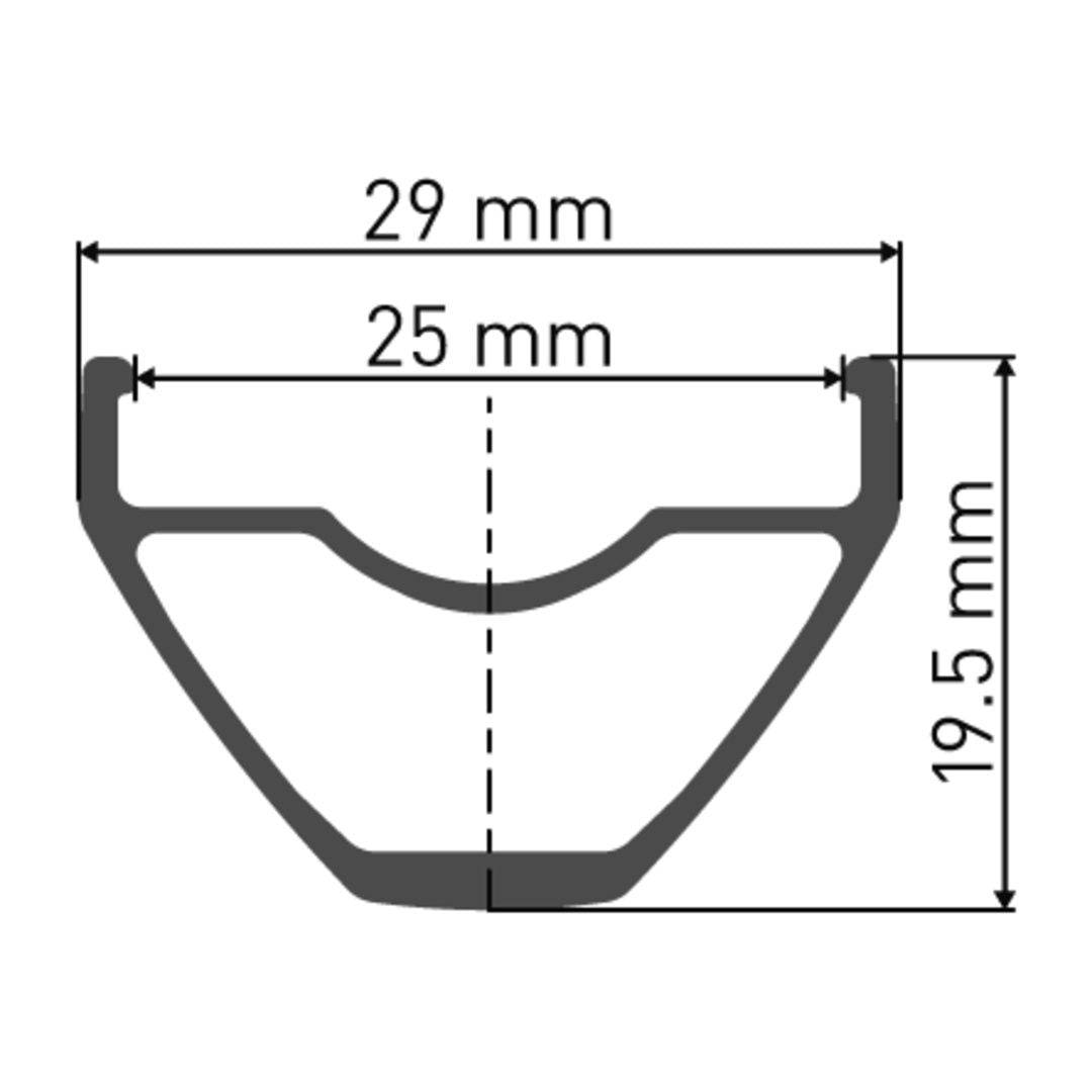 DT Swiss DT Swiss-X 1900 SPLINE Laufrad 29" CL 25 142/12