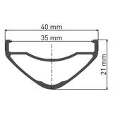 DT Swiss DT Swiss-HX 1700 SPLINE Laufrad 29" IS 35 148/12 MS