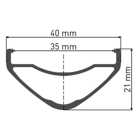 DT Swiss DT Swiss-HX 1700 SPLINE Laufrad 29" IS 35 148/12 MS