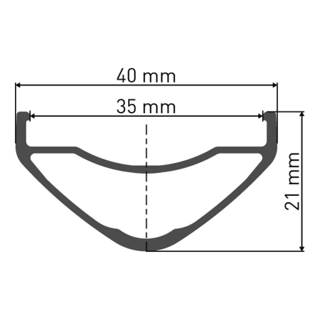 DT SwissDT Swiss-HX 1700 SPLINE Laufrad 27.5" IS 35 148/12 MS