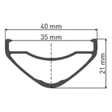 DT SwissDT Swiss-HX 1700 SPLINE Laufrad 27.5" IS 35 110/15