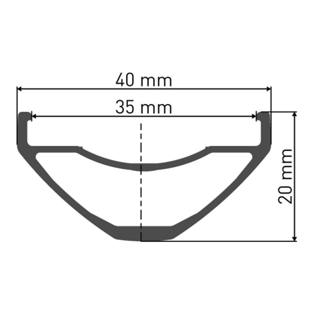 DT Swiss DT Swiss-H 1900 SPLINE Laufrad 29" CL 35 148/12 MS