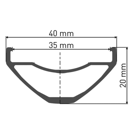 DT Swiss DT Swiss-H 1900 SPLINE Laufrad 29" CL 35 110/15