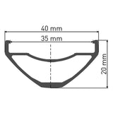 DT Swiss DT Swiss-H 1900 SPLINE Laufrad 27.5" IS 35 148/12 XD