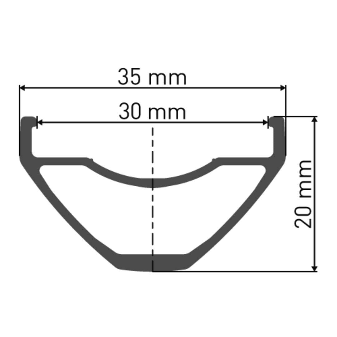 DT Swiss DT Swiss-H 1900 SPLINE Laufrad 29" CL 30 148/12 XD