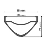 DT Swiss DT Swiss-HX 1700 SPLINE Laufrad 27.5" CL 30 110/15