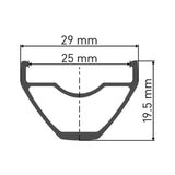 DT Swiss DT Swiss-X 1900 SPLINE Laufrad 29" CL 25 142/12 XD