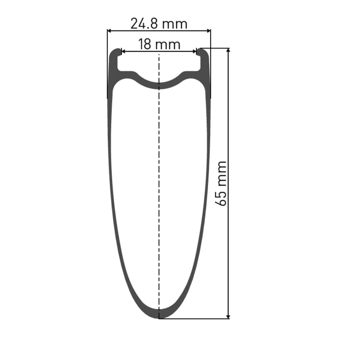 DT Swiss DT Swiss-TRC 1400 DICUT Laufrad 700c 65 120mm